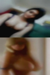 Naked girls relaxing bed