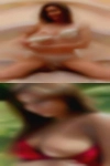 Jumping swinging breast display