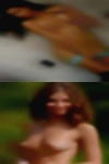 Nudist couple looking female